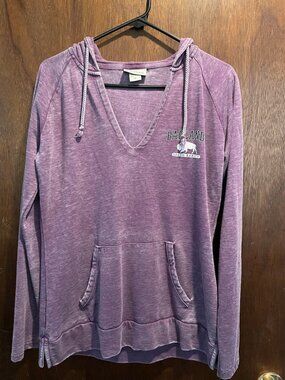 Badlands South Dakota V-Neck Hooded Sweatshirt